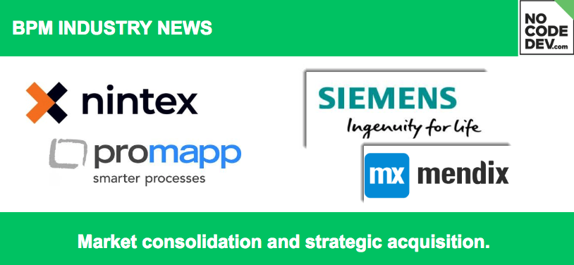 BPM News: Nintex, Promapp, Siemens, Mendix